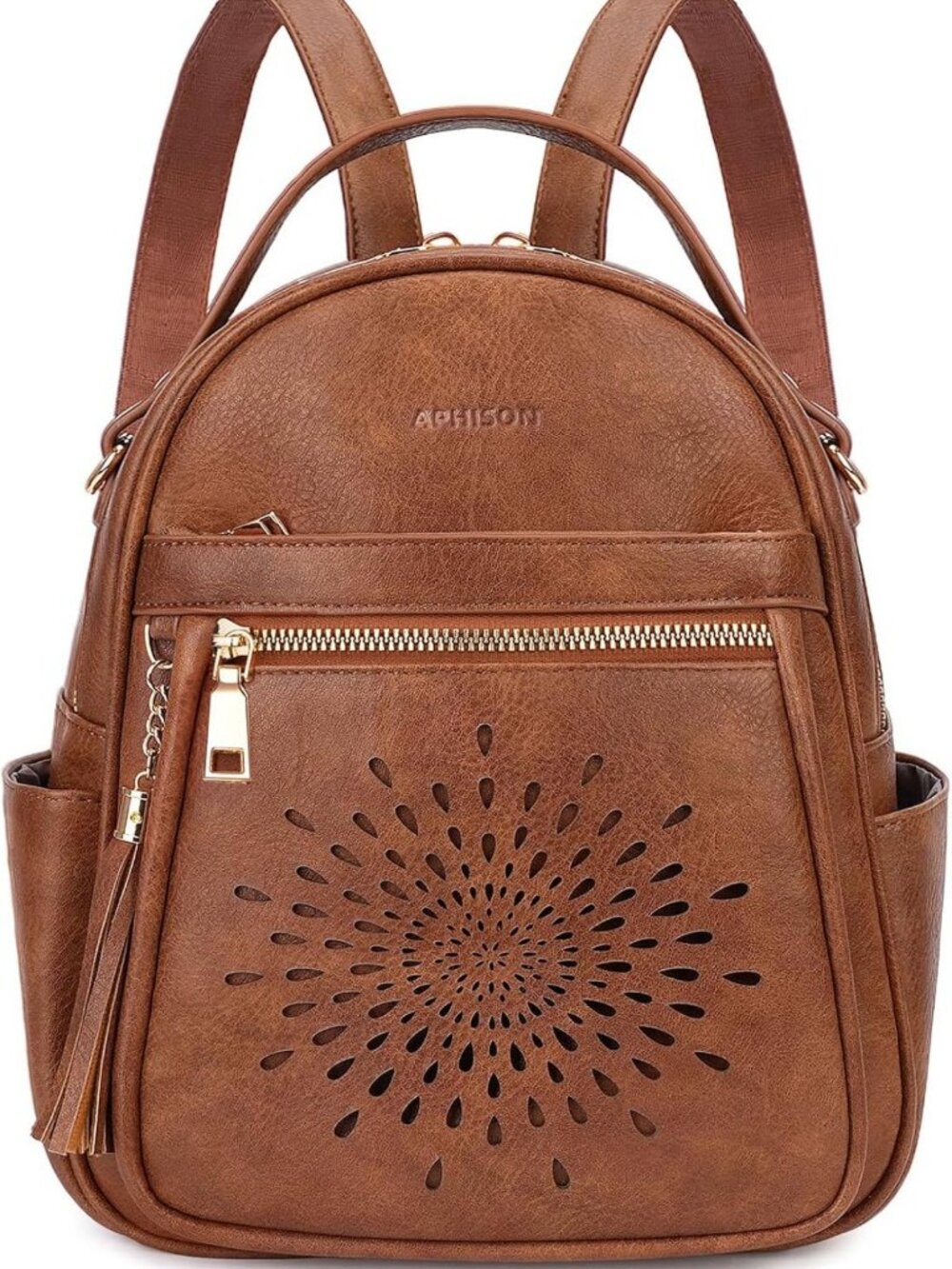 Cute Mini Backpack Purse for Women - Lightweight PU Leather, Waterproof Casual